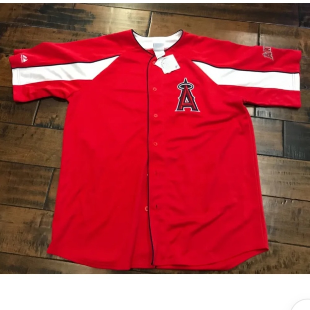 ANGELS - Majestic jersey size Large